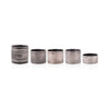 Five Pewter Napkin Rings, Furnishings, Dining, Serveware