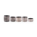 Five Pewter Napkin Rings, Furnishings, Dining, Serveware