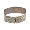 Abalone and Sterling Silver Panel Bracelet