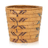 Salish Basket, Native, Basketry, Vertical