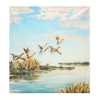 "Mallards Aligning" by Benjamin J. Beck, Fine Art, Painting, Wildlife