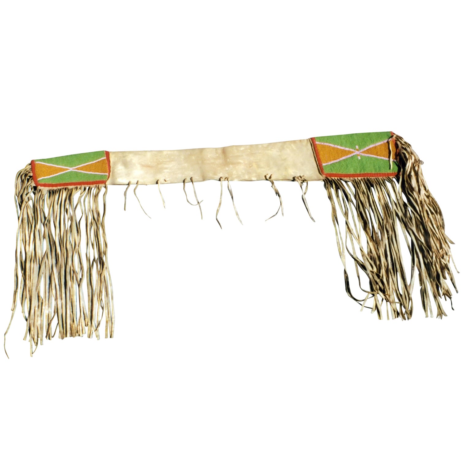 Assiniboine Gun Scabbard, Native, Horse Gear, Scabbard