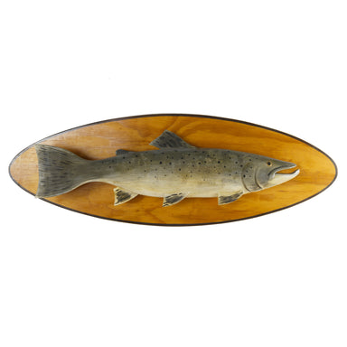 Salmon Plaque, Furnishings, Decor, Carving