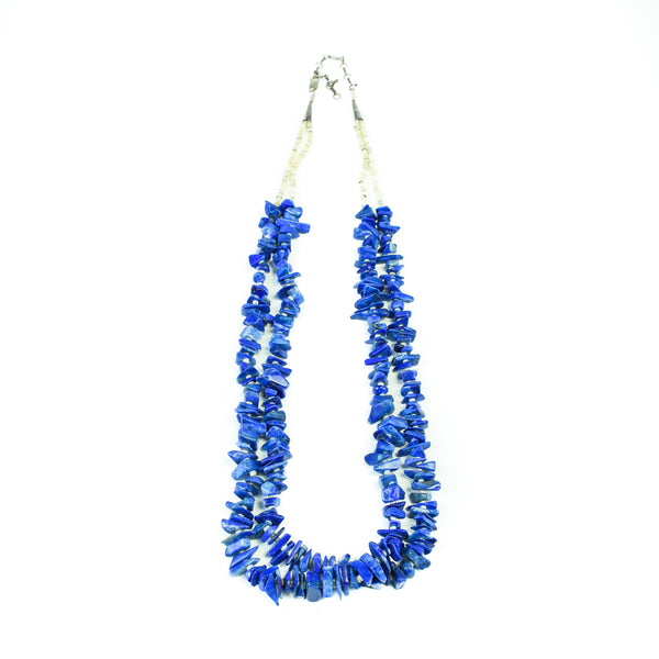 Navajo Lapis Necklace, Jewelry, Necklace, Native