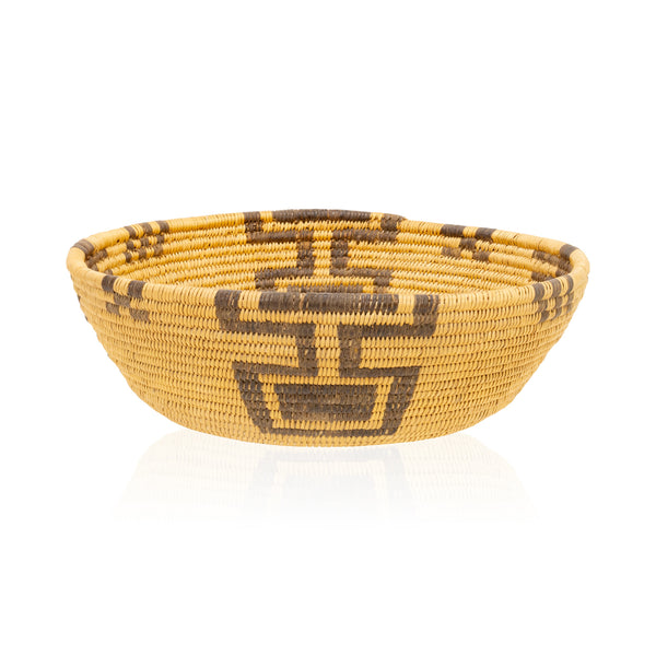 Yavapai Basketry Bowl, Native, Basketry, Vertical