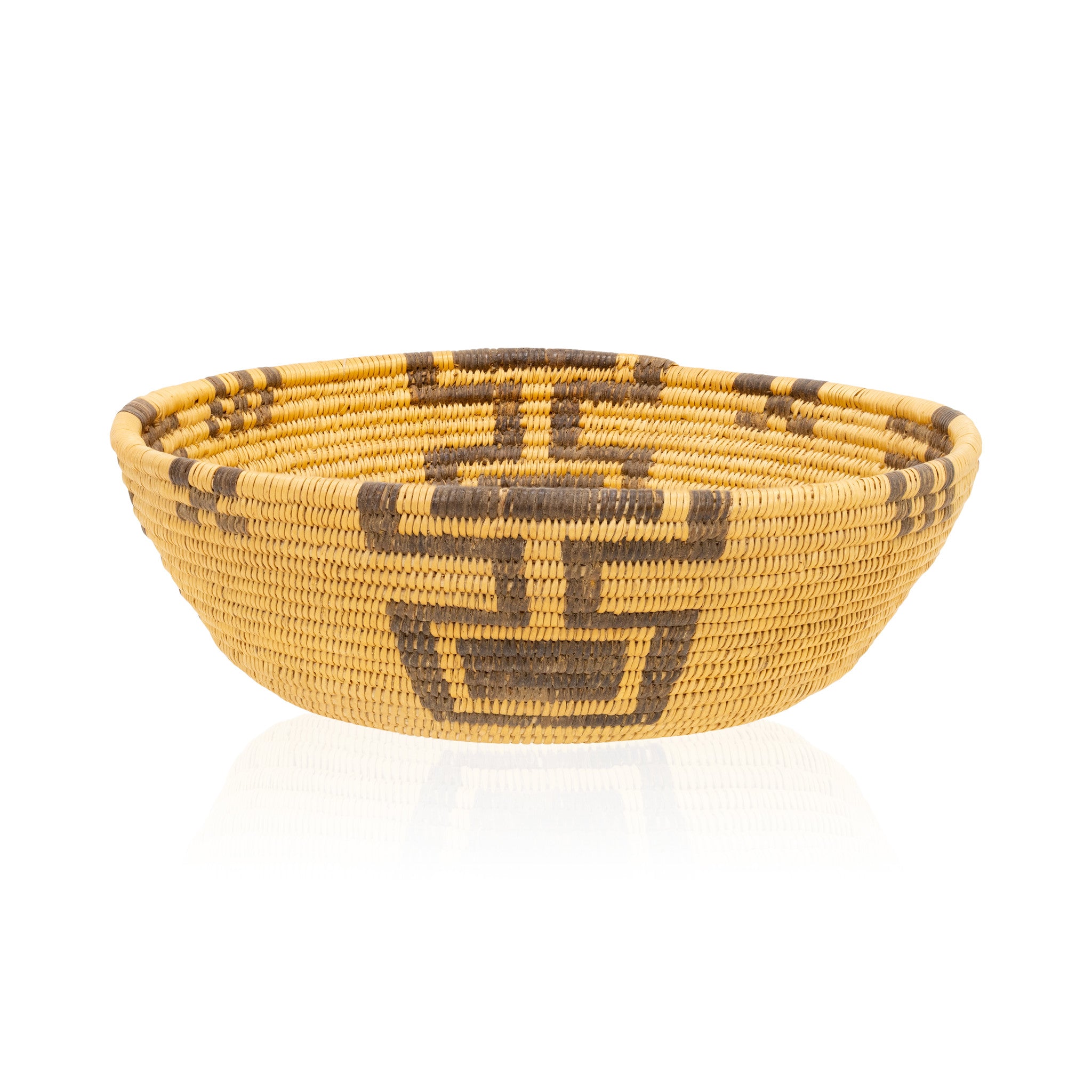 Yavapai Basketry Bowl, Native, Basketry, Vertical