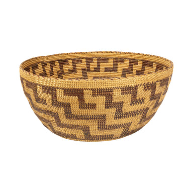 Yokuts Basket, Native, Basketry, Vertical
