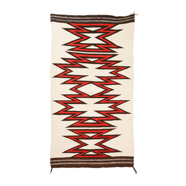 Navajo Double Saddle, Native, Weaving, Double Saddle Blanket