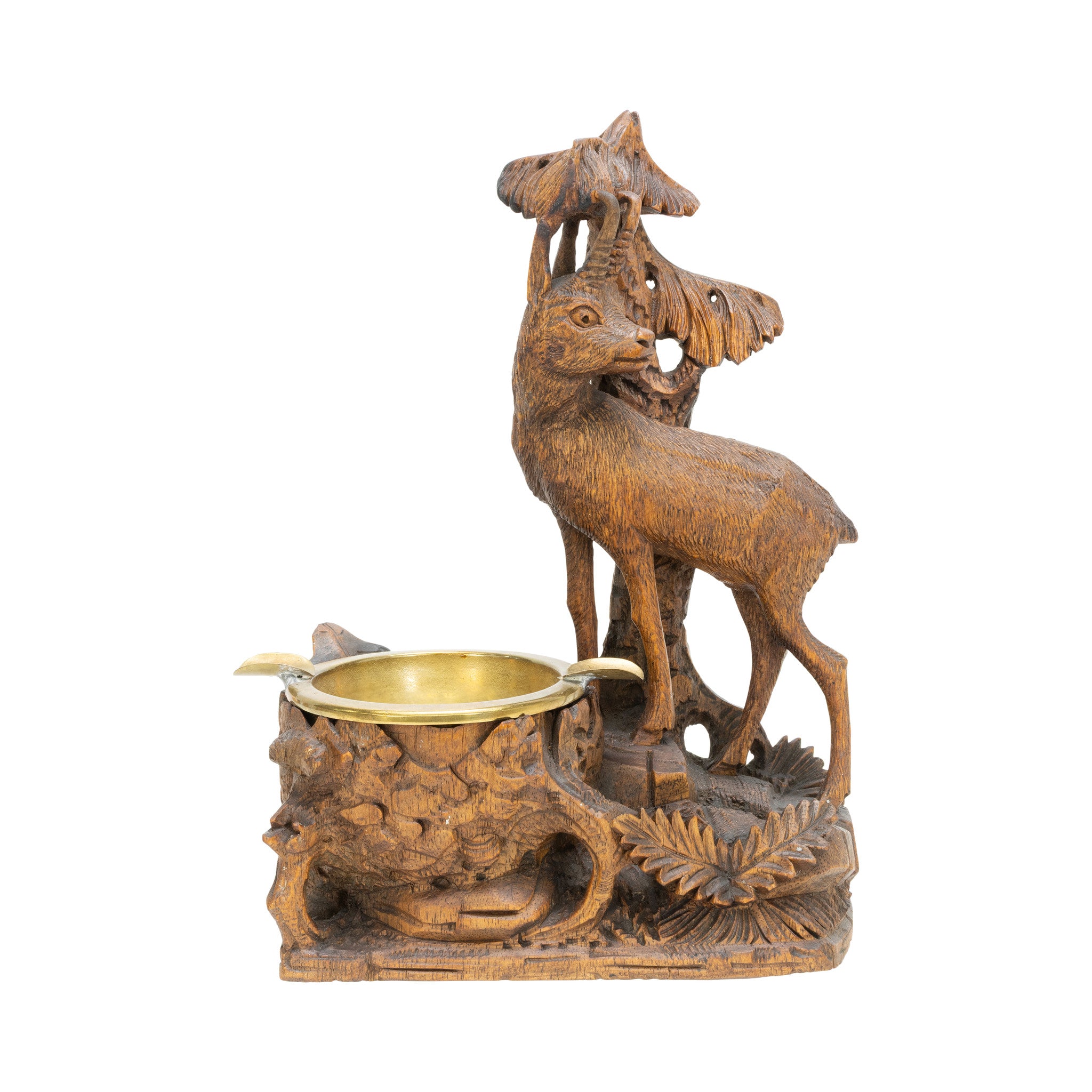 Black Forest Chamois Ashtray, Furnishings, Black Forest, Smoking Stand