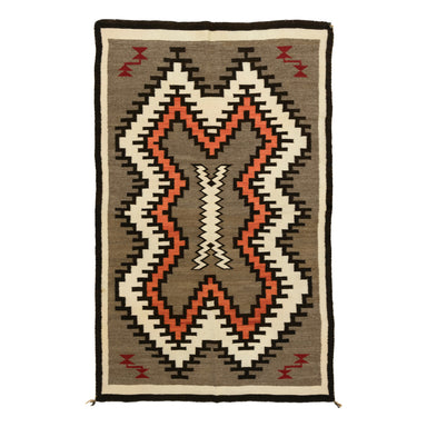 Navajo Ganado Weaving, Native, Weaving, Floor Rug