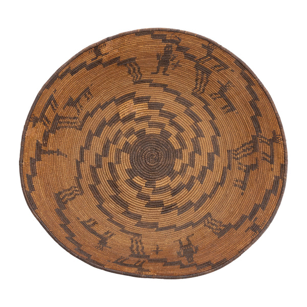 Apache Figurative Basket, Native, Basketry, Vertical