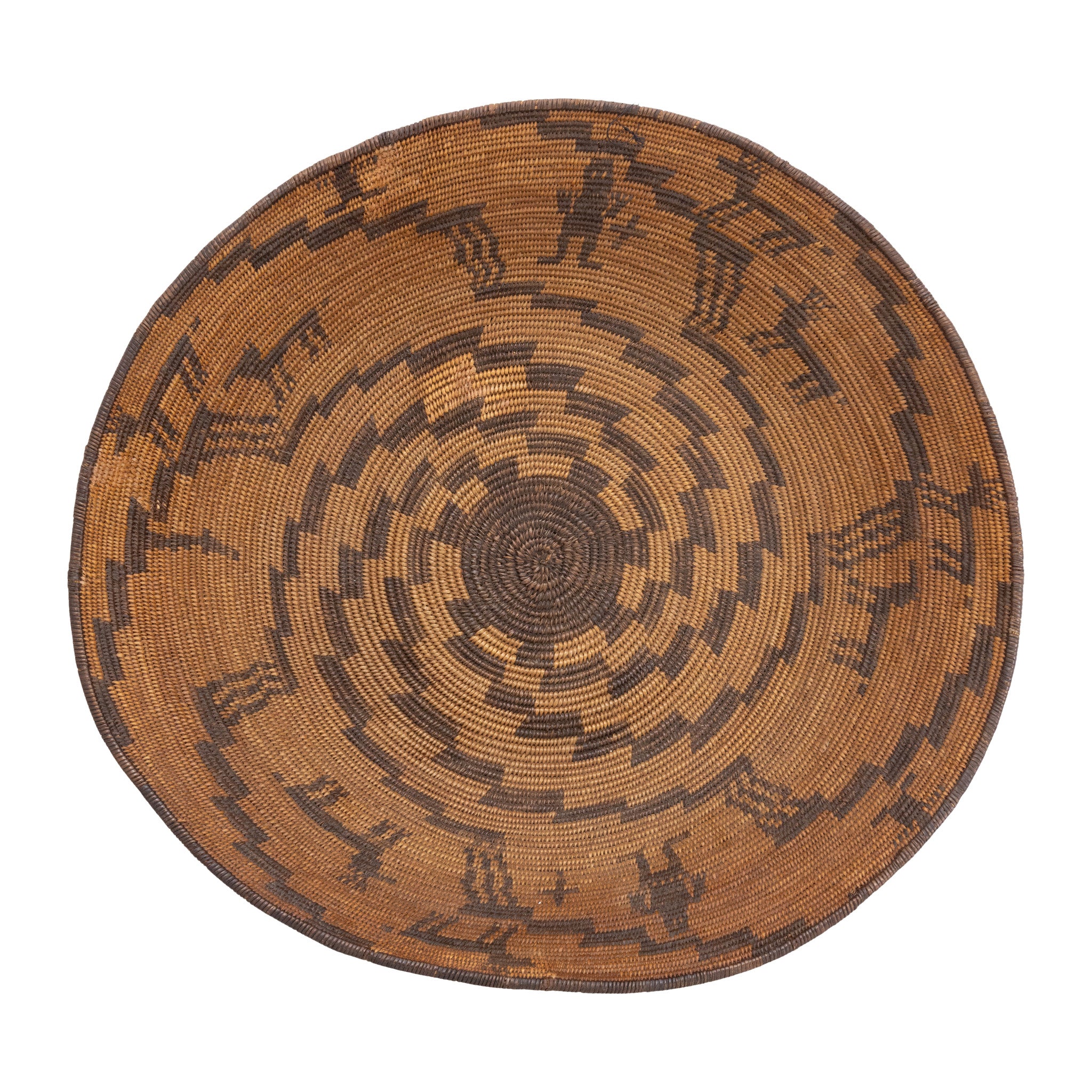 Apache Figurative Basket, Native, Basketry, Vertical