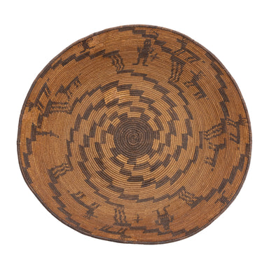 Apache Figurative Basket, Native, Basketry, Vertical