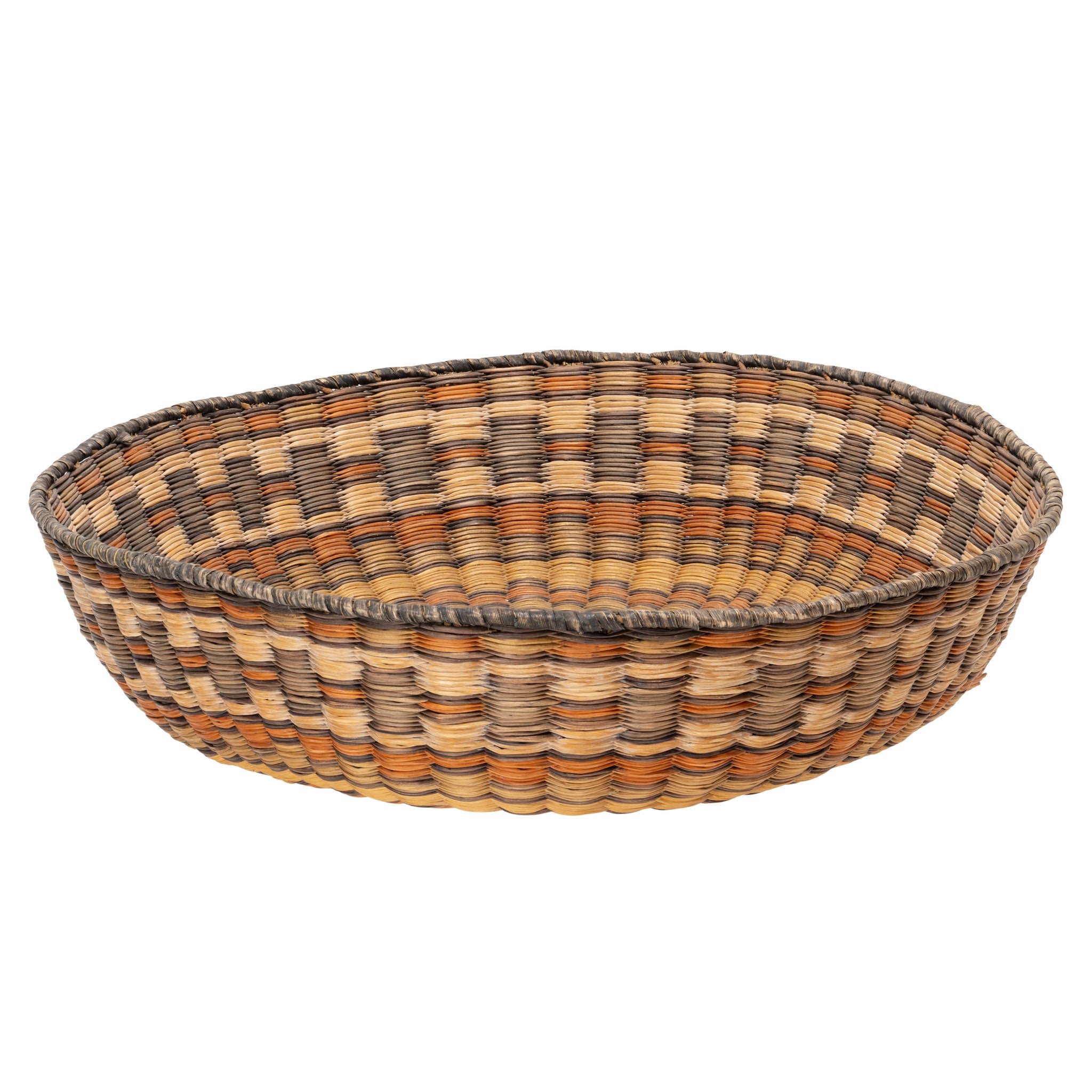 Hopi Wicker Peach Basket