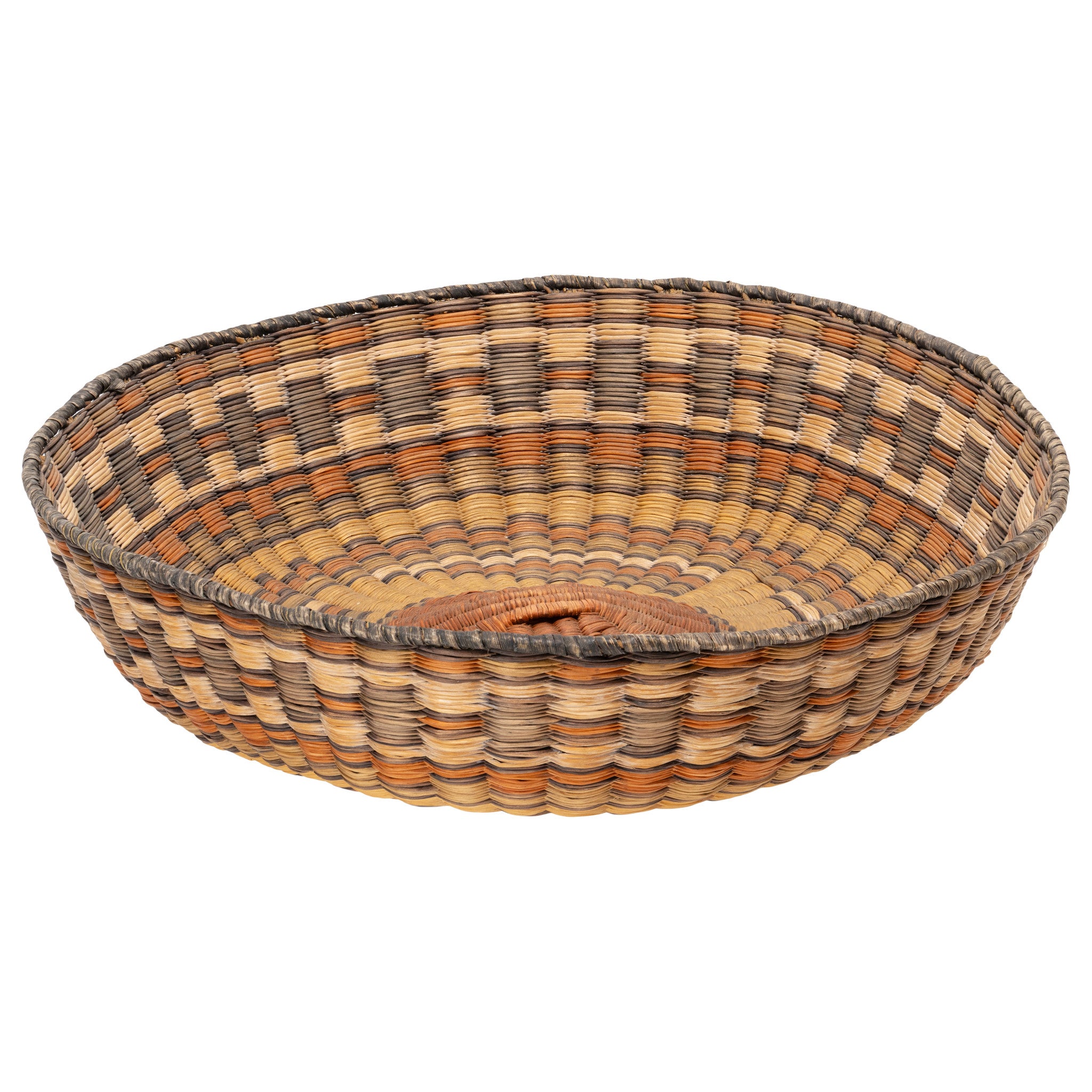 Hopi Wicker Peach Basket
