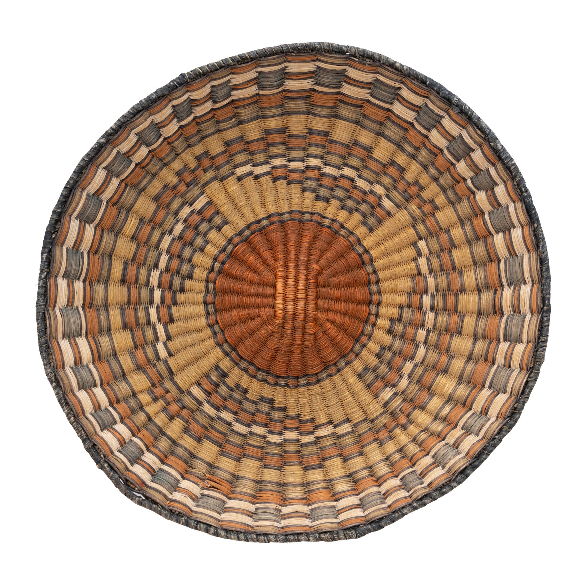 Hopi Wicker Peach Basket