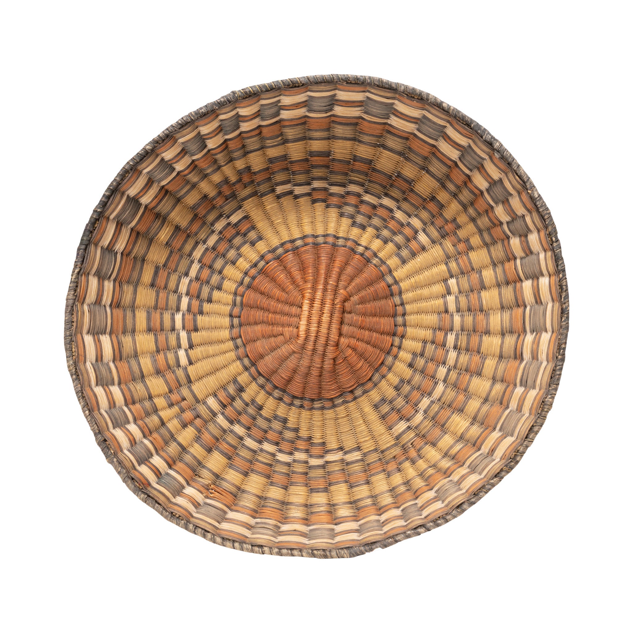 Hopi Wicker Peach Basket