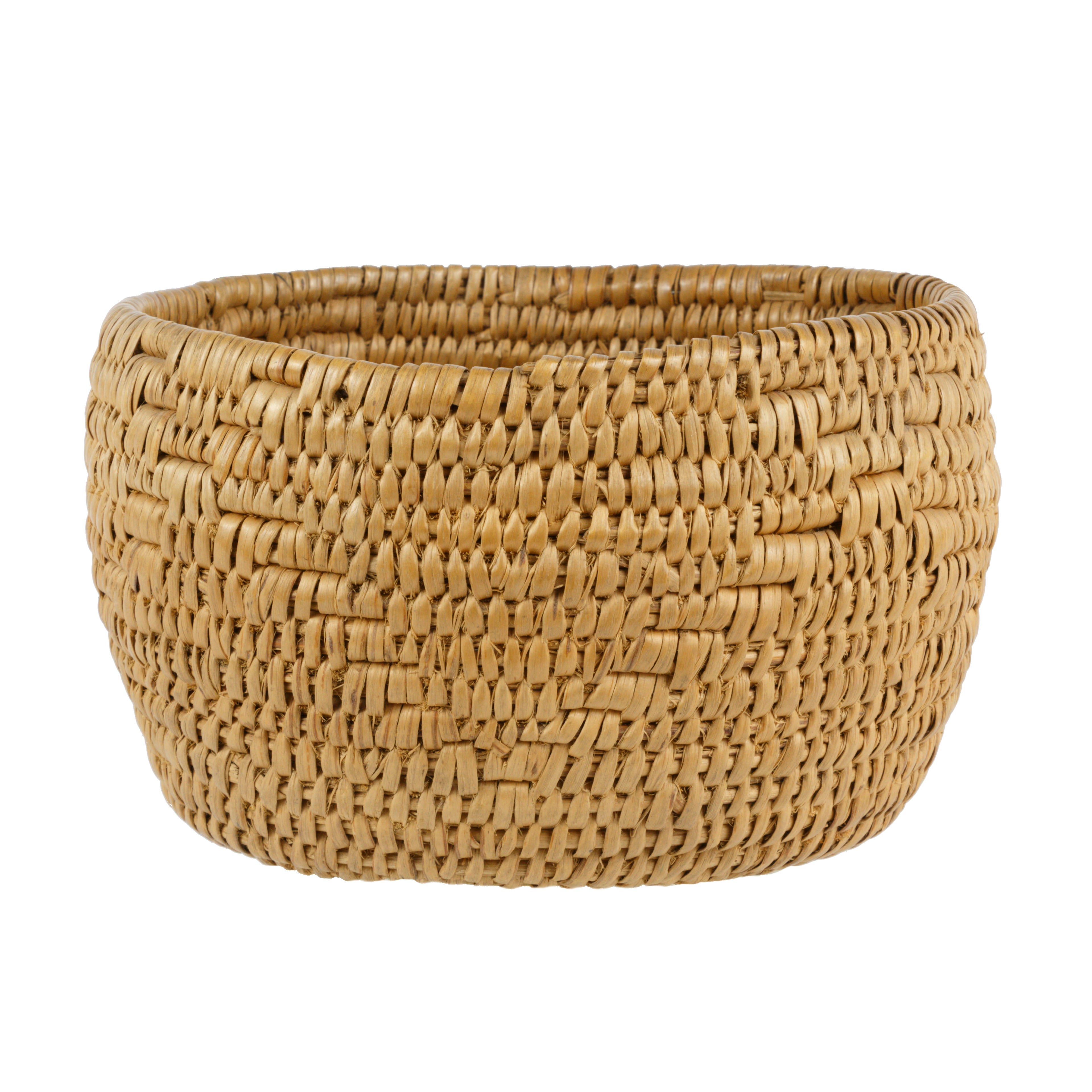 Nez Perce Storage Basket, Native, Basketry, Vertical