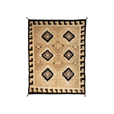 Navajo Two Grey Hills, Native, Weaving, Floor Rug