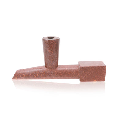 Catlinite T Pipe, Native, Pipe, Catlinite