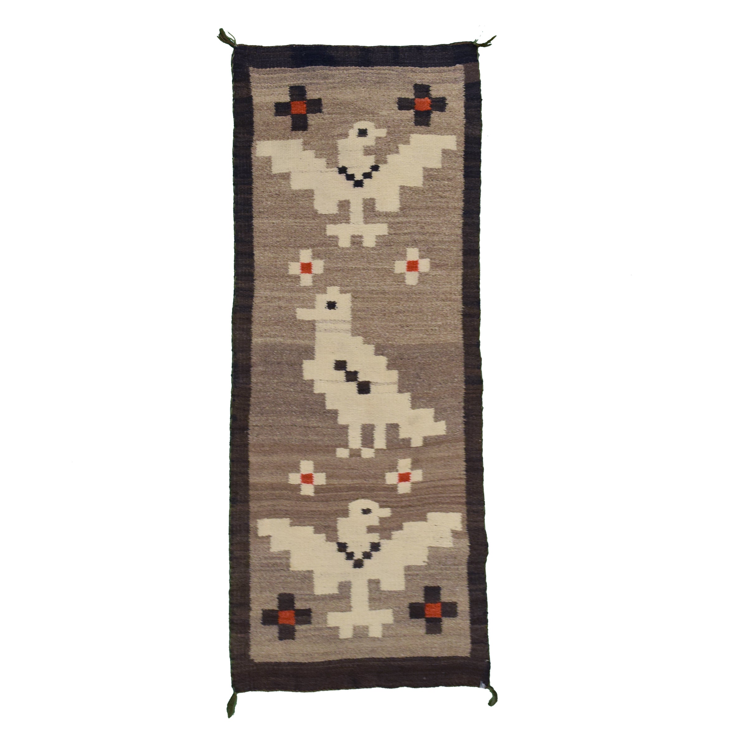 Navajo Pictorial Runner, Native, Weaving, Floor Rug