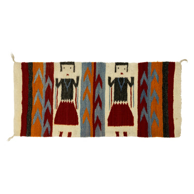 Navajo Two Figure Yei, Native, Weaving, Wall Hanging