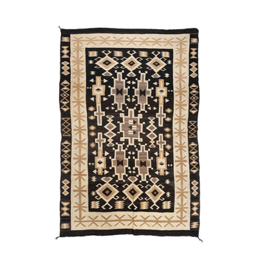 Navajo Two Grey Hills, Native, Weaving, Floor Rug