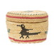 Makah Lidded Basket, Native, Basketry, Vertical