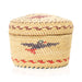 Makah Lidded Basket, Native, Basketry, Vertical