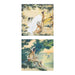 Woodland Lake Scene Watercolors, Fine Art, Painting, Native American