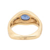 18k Gold Diamond and Sapphire Ring