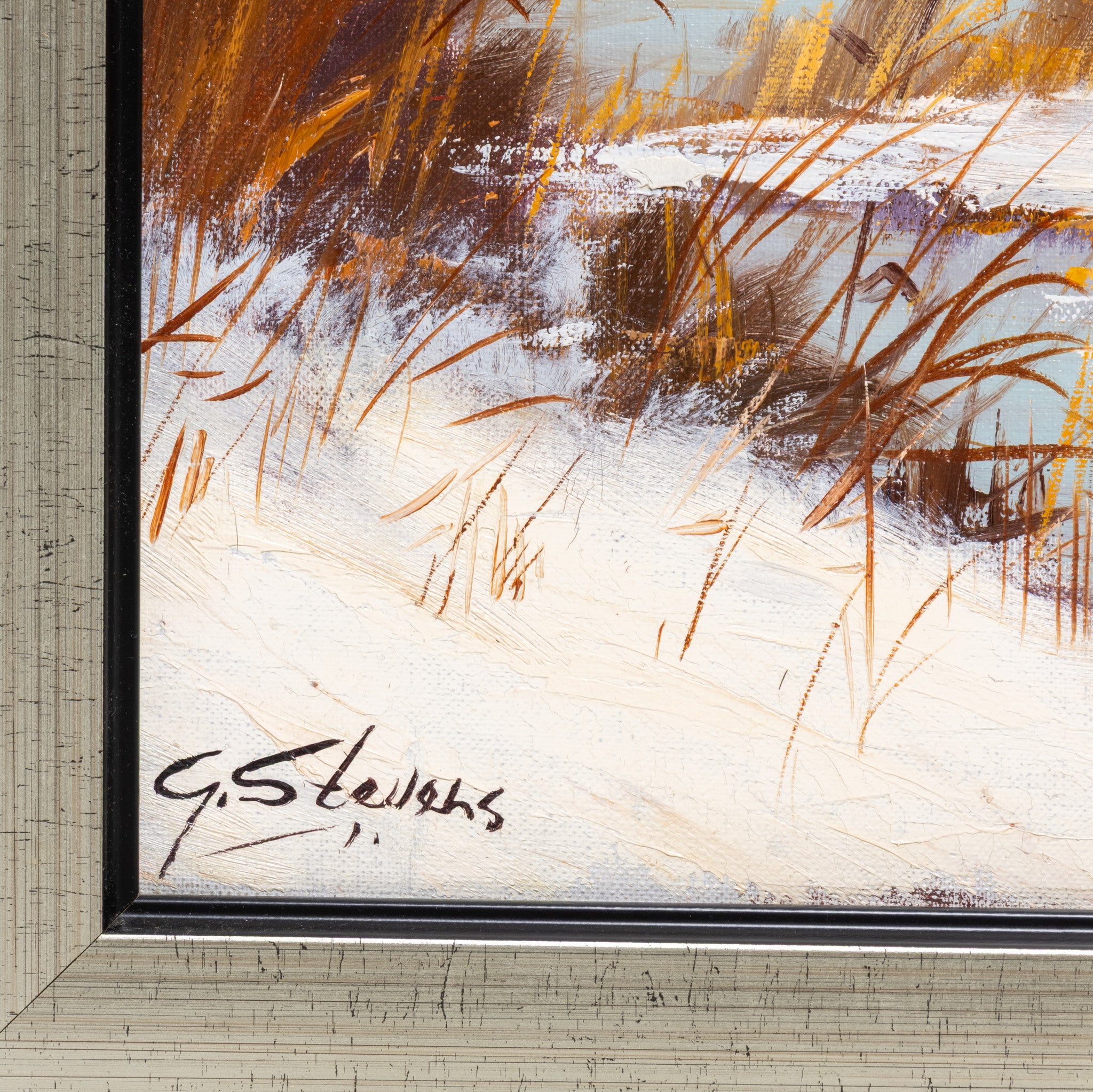 Ducks in Flight by Godfrey Stevens