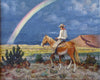 Rainbow Trail by Fred Darge, Fine Art, Painting, Western