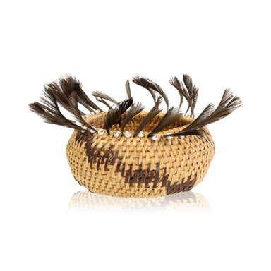 Pomo Miniature, Native, Basketry, Vertical