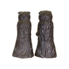 Owl Candle Holder Pair