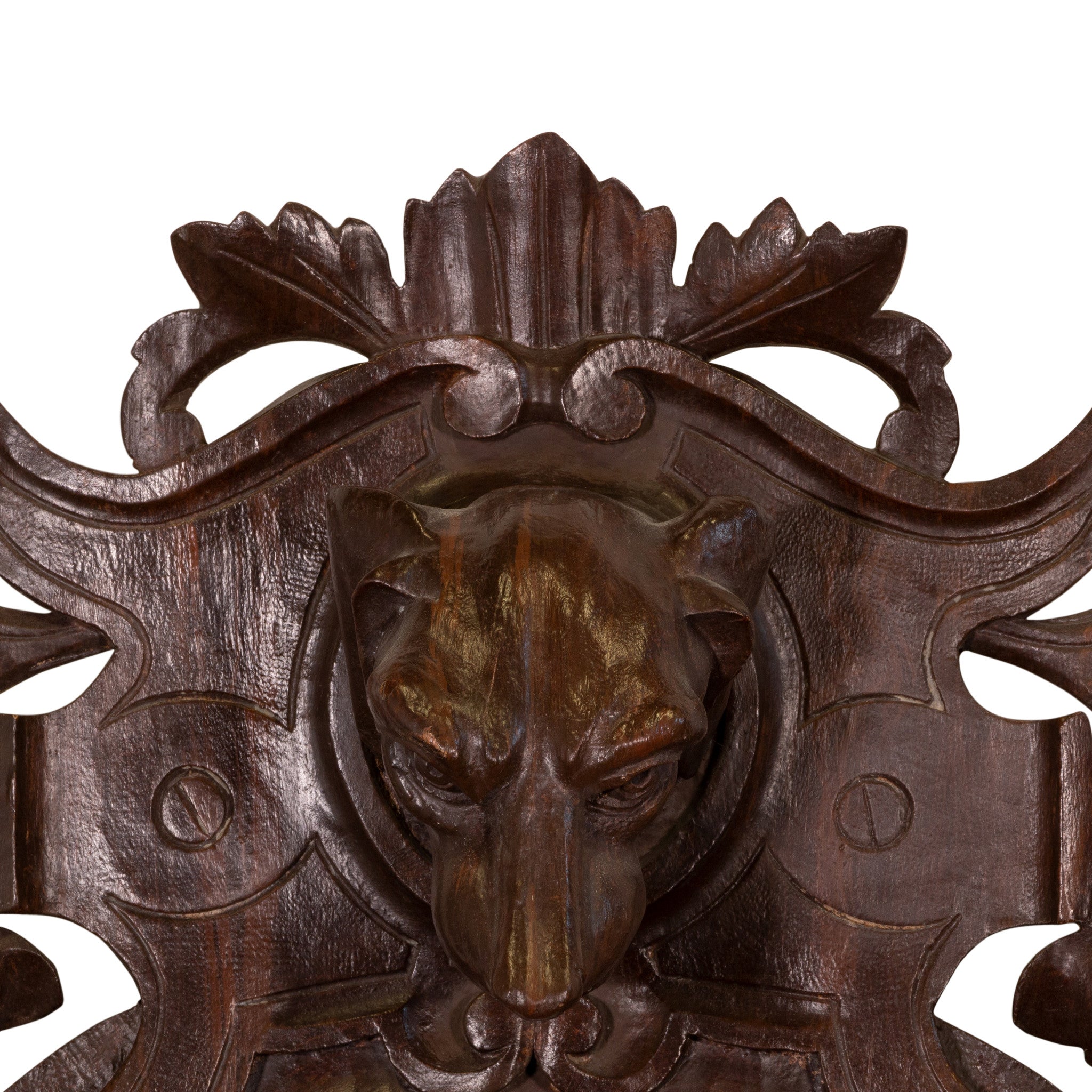 Hand Carved Wall Clock