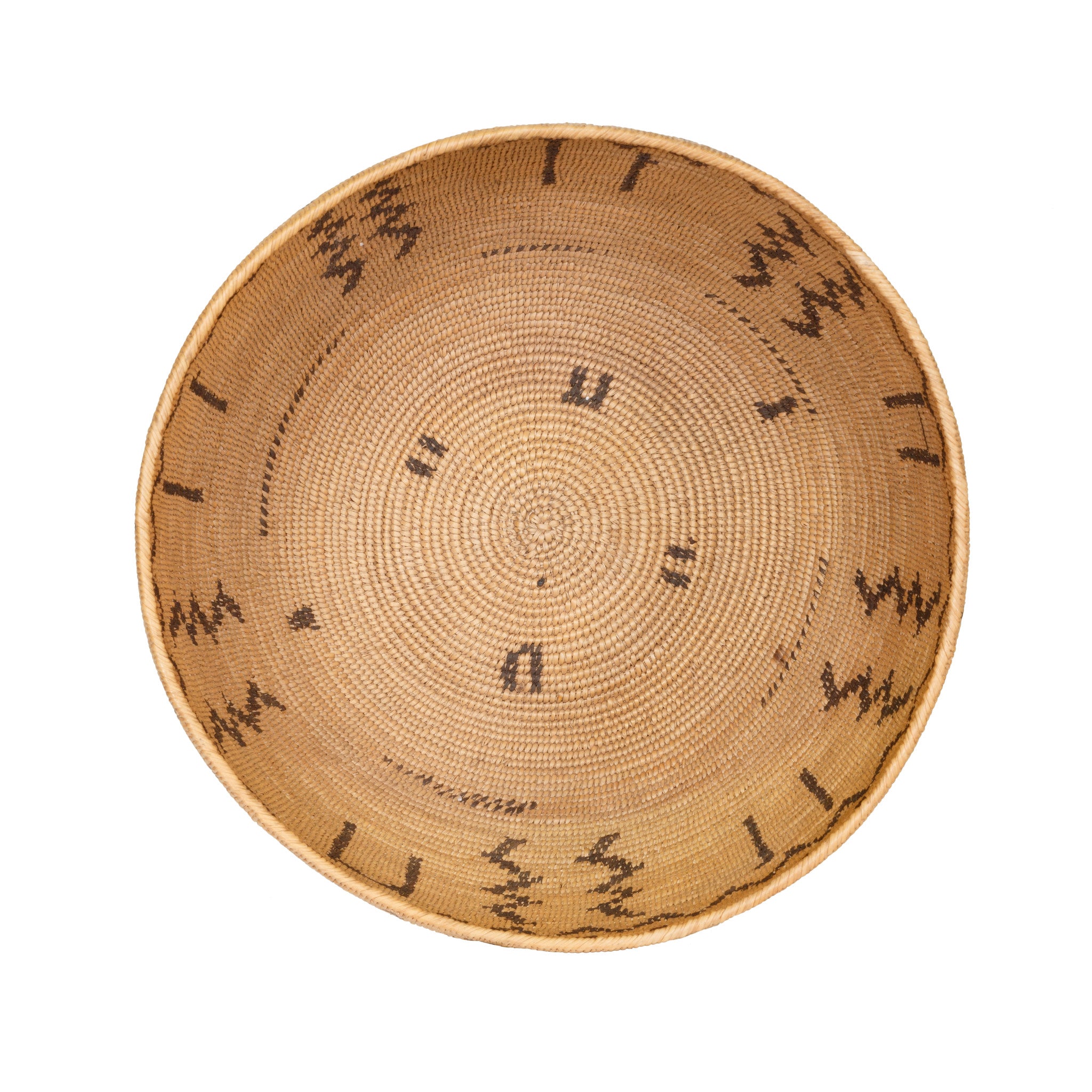 Miwok Woven Basketry Bowl