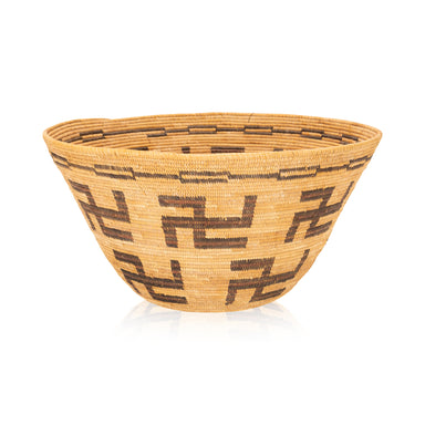Yokut Basket, Native, Basketry, Vertical