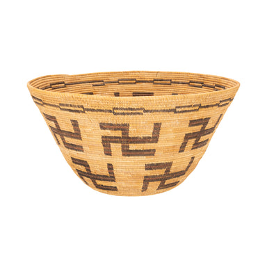 Yokuts Basket, Native, Basketry, Vertical