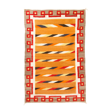 Navajo Double Saddle, Native, Weaving, Double Saddle Blanket