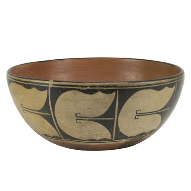 Santo Domingo Pottery Bowl, Native, Pottery, Historic