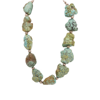 Turquoise Nugget Necklace, Jewelry, Necklace, Native