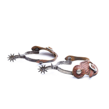 Silver Inlaid Spurs, Western, Horse Gear, Spurs
