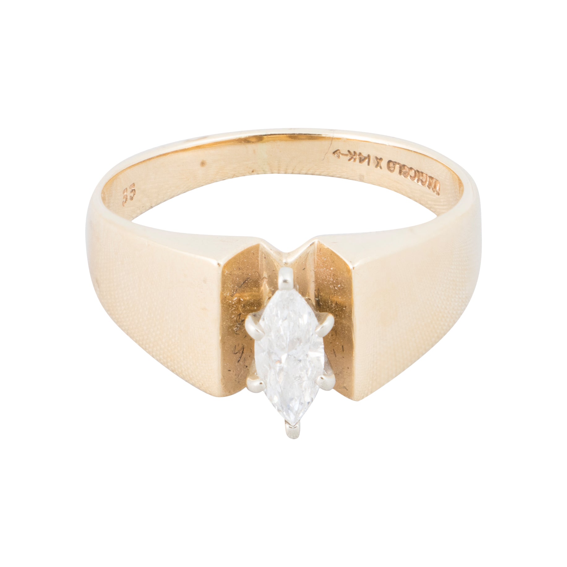 14k Gold Diamond Ring