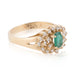 14k Gold Diamond and Emerald Ring, Jewelry, Ring, Estate