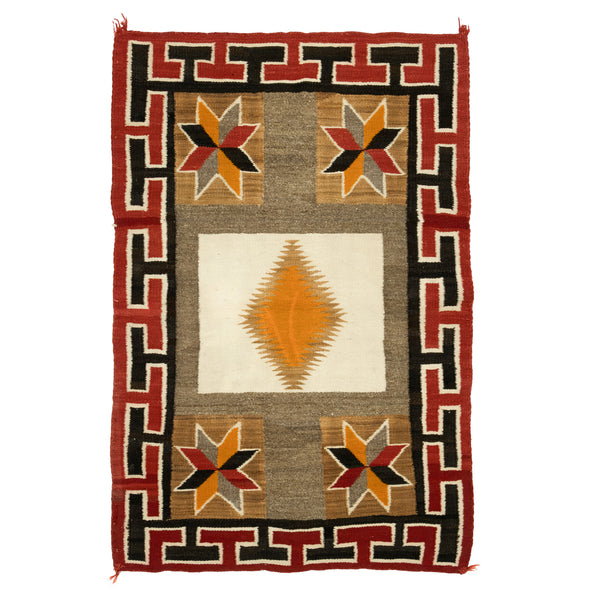 Navajo Crystal, Native, Weaving, Floor Rug