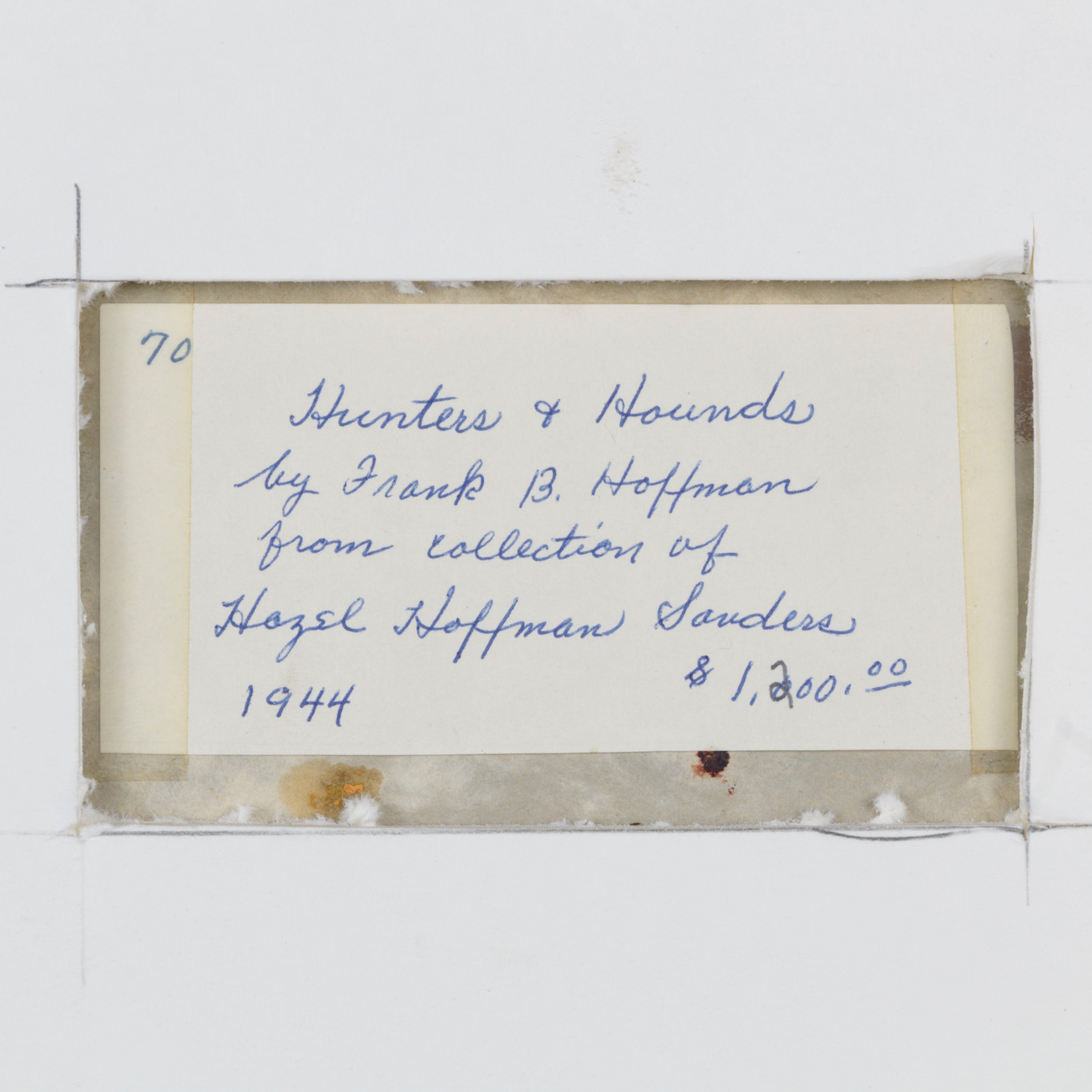 Hunter and Hounds by Frank B. Hoffman