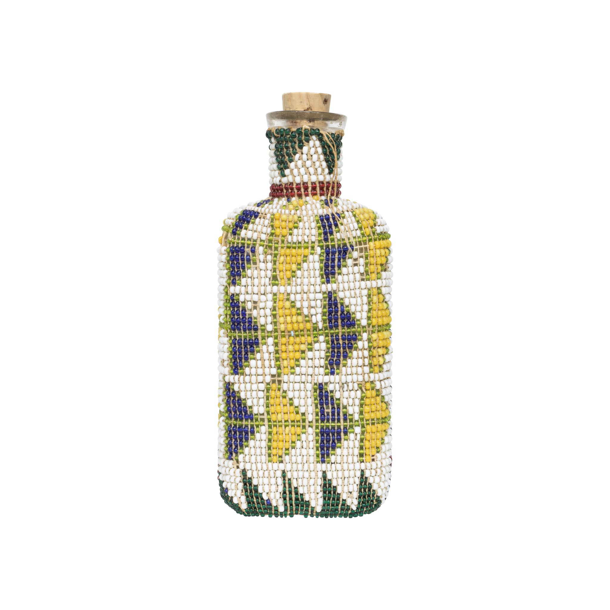 Yurok Beaded Medicine Bottle