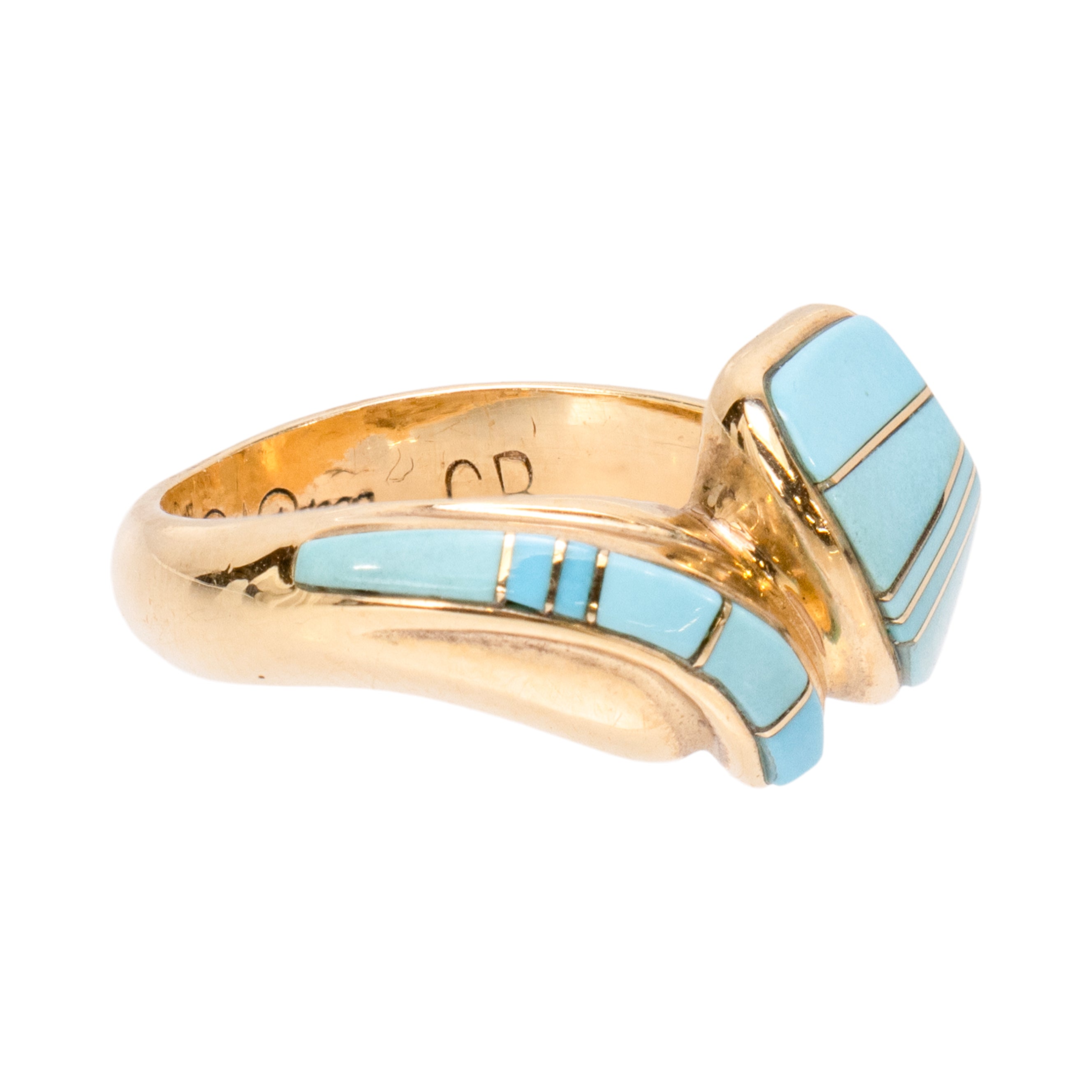Zuni Gold Ring, Jewelry, Ring, Native
