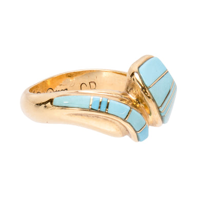 Zuni Gold Ring, Jewelry, Ring, Native